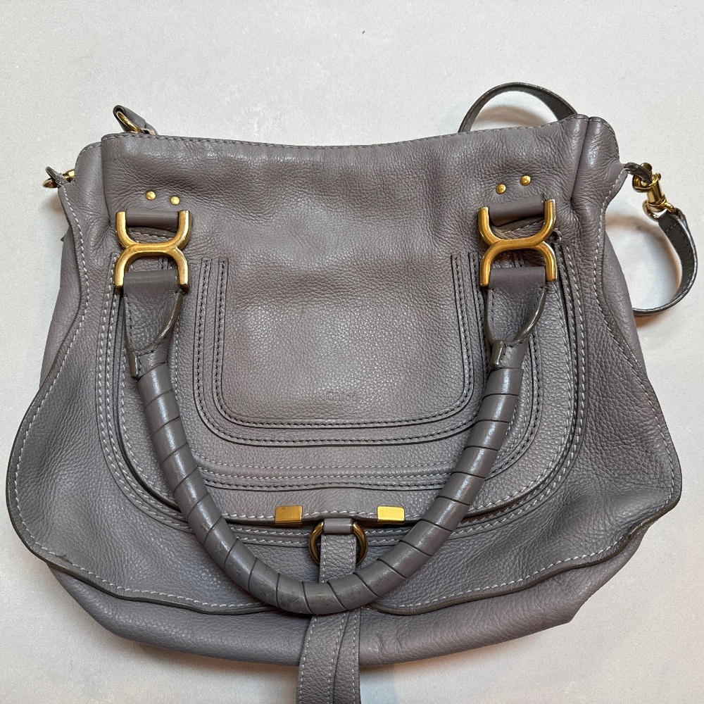 Chloe Marcie Medium Leather Satchel